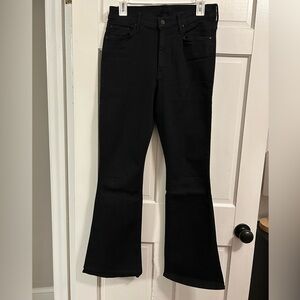 MOTHER weekender flare jeans